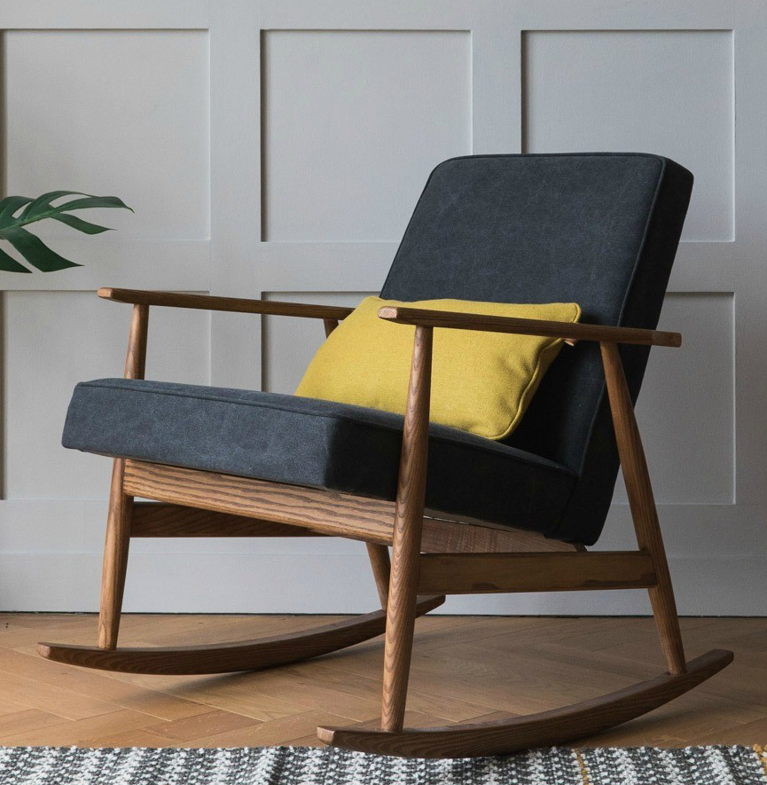 Mid century Rocking Chair by Rose and Grey 